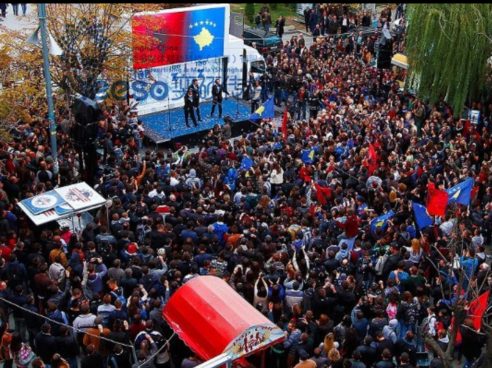 科索沃总统选举现场